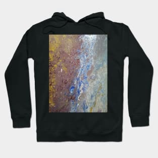 Milky Way - Original Acrylic Pinting on Canvas Hoodie